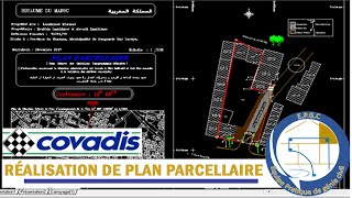 La réalisation de Plan Parcellaire sur Covadis [upl. by Ahsirak]