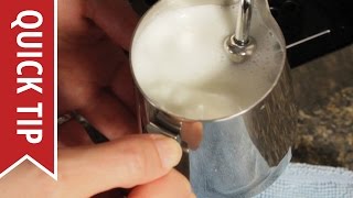 How to AutoFroth Milk for Lattes [upl. by Reel]