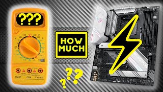 How Much POWER Does a MOTHERBOARD Use Motherboard Power Consumption [upl. by Ilana735]