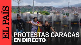 DIRECTO Protestas en Venezuela por la reelección de Nicolás Maduro en vivo  EL PAÍS [upl. by Koren]