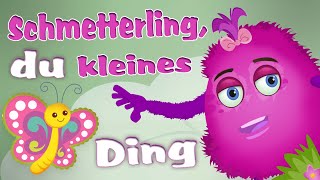 Schmetterling du kleines Ding 🦋 Bewegungslieder für Kinder • Kindermusik • Kinderliedergarten [upl. by Dagna21]