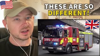 American Reacts to UK Emergency Vehicles Responding  Theres So Many Different Types [upl. by Yenahc]