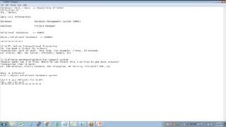 0 IBM Informix 121 Demo [upl. by Er]