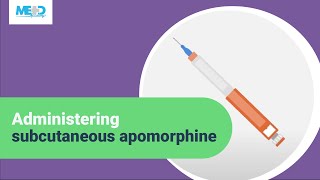 Administering subcutaneous apomorphine [upl. by Sremmus]