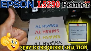 How to reset Epson L5290 [upl. by Narcis514]