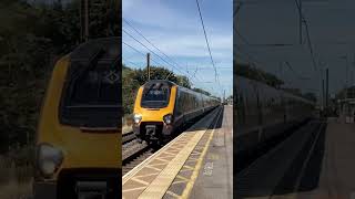 XC 221127  220006 flying past Northallerton at speed train northallerton [upl. by Cutler]