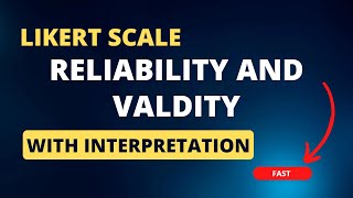 Reliability and Validity of questionnaires on SPSS [upl. by Drofdeb]