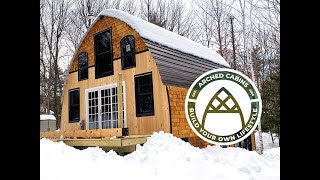 Arched Cabins LLC DIY Home Kits and the Inventor [upl. by Winshell]