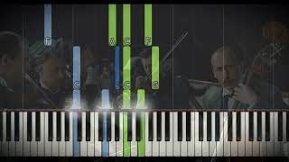 Nearer My God to Thee Titanic soundtrack  Piano Solo  Tutorial [upl. by Aire]