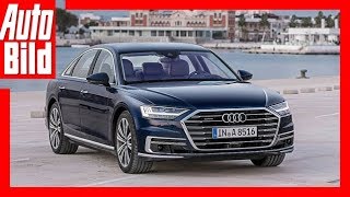 Erste Fahrt im neuen Audi A8 DetailsReviewFirst DriveFahrbericht [upl. by Anitsirc653]