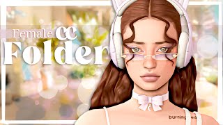 ☁️ JUNE 2023 FEMALE CC FOLDER  Los Sims 4 Contenido Personalizado [upl. by Nasah]