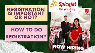 How to Do Registration  Spicejet Airline  Cabin Crew Interview  for Male and Female 2024 [upl. by Nyletac349]