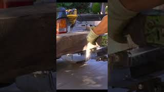 DIY Wood Retaining Wall shorts [upl. by Enitsirhk803]