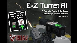 Easy Turret AI Space Engineers [upl. by Ashlan105]