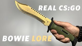 REAL CSGO KNIVES  Bowie  Lore  KNIFY [upl. by Waddington]