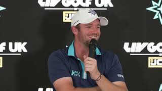 LIV Golf United Kingdom 2024 Post Round Press Conference Sam Horsfield Friday July 26 2024 [upl. by Carboni883]