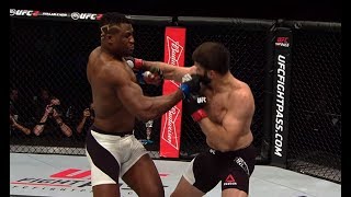 Francis Ngannou Top 5 Finishes [upl. by Orola]