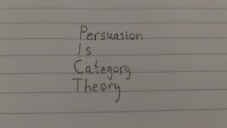 For Rhetoricians Introduction to Category Theory [upl. by Sewole568]