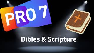 Propresenter 7 Tutorial  Bibles amp Scripture [upl. by Questa]