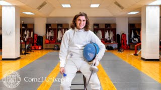 En Garde Max Dolmetsch ’25 on Cornell Men’s Fencing [upl. by Inal762]