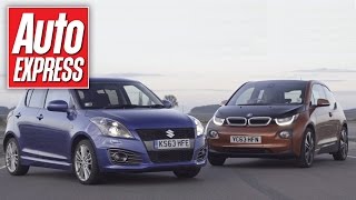 BMW i3 vs Suzuki Swift track battle [upl. by Krug]