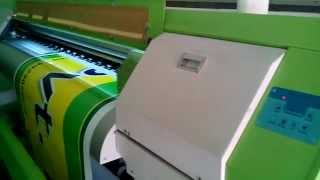 EPSON DX7 Print head ecosolvent flex printing machine [upl. by Inele316]