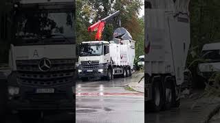 Altpapier Entsorgung Stadtwerke Rosenheim September 2024 Teil 1 MERCEDES BENZ AROCS [upl. by Aylmar670]