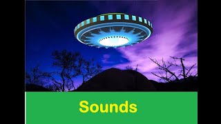 UFO Sound Effects With Drawing [upl. by Gillmore]