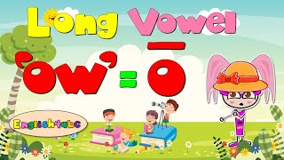 Long Vowel ow  Ō  The Letters o and w Phonics Mix [upl. by Anne-Corinne]