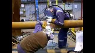 8quot pipeline  Inconel Welding [upl. by Eelyma]