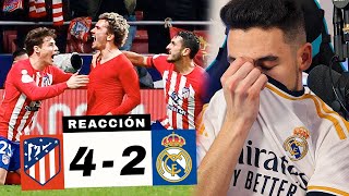 REACCIONES DE UN HINCHA Atlético de Madrid vs Real Madrid 42 ELIMINADOS [upl. by Yde156]