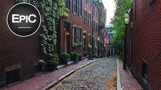 Beacon Hill amp Acorn St  Boston USA HD [upl. by Leemaj877]