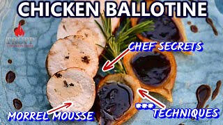 Chicken Ballotine  Think amp Cook like a Michelin Star Chef [upl. by Donetta]