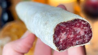 Saucisson Fait Maison  SANS BOYAUX  Recette Rapide à Faire  Idée Apéritif [upl. by Eluk]