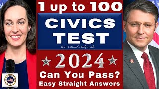 2023 EASY Answer Fast By GROUP USCIS Official 100 Civic Questions amp Answers US Citizenship Interview [upl. by Elicia128]