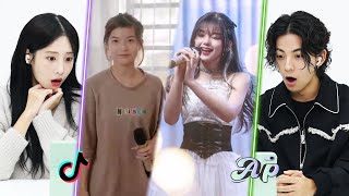 Idol Watching Idol Challenge Perfect Transformation TikTok KPOP IDOL Challenge Reaction  Asopo [upl. by Kerrin]