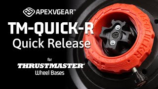 TMQUICKR Quick Release for Thrustmaster wheel bases [upl. by Coppola]