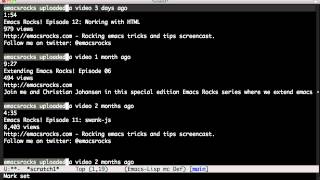 Emacs Rocks Episode 13 multiplecursors [upl. by Ardnama]