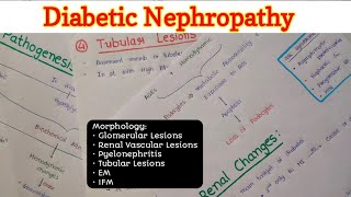 Diabetic Nephropathy 22  Morphology [upl. by Nrehtac391]