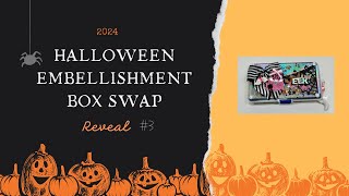 Halloween Embellishment Box Swap Reveal 3 by Christine kawaiimemolove [upl. by Aicena777]