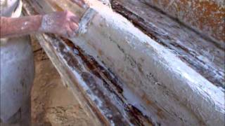 Plastering Cornice Making at Joe Dunstones Alphington Part 1  Hawthorn Plaster Repairs [upl. by Ennovyhc]