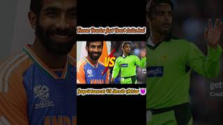 Jasprit bumrah VS Shoaib Akhtar 😈 ll Real cricket 24 🔥 shorts viral trending [upl. by Osnofedli]