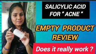 Minimalist Salicylic Acid Cleanser Honest Review  Acne White Bleack HeadsPores skincare video [upl. by Ozner]