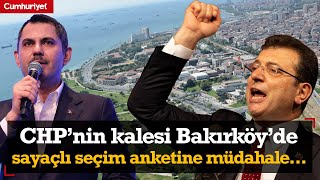 CHPnin kalesi Bakırköyde sayaçlı seçim anketine müdahale [upl. by Sylvanus]