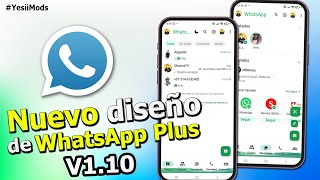 Nuevo WhatsApp Plus de YesiiMods V110 para Android  Nuevo Diseño [upl. by Iseabal]