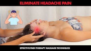 😱 You Wont Believe How Effective This Headache Massage Is Headache Massage Therapy Pain Relief [upl. by Othilia]