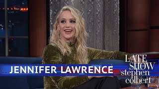 Jennifer Lawrence Tells Her Haters With Blogs Not To See Red Sparrow [upl. by Svirad]