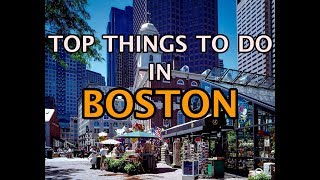 Top Things To Do in Boston Massachusetts 4K [upl. by Noreh]