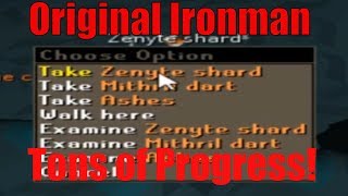 First Raids Drop and Gear Upgrades  OSRS Iron Man Progress [upl. by Baoj]