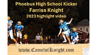 2023 Phoebus High School Junior Farriss Knight highlight video [upl. by Margo]